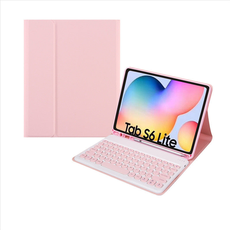 Suitable for S6 Lite Samsung Tablet S7 Bluetooth Keyboard S8 Leather Case A8 Magnetic Case A9 + Mouse Case S9FEprotective Accessories