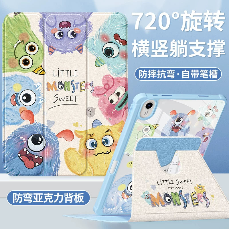 For Huawei matepad11 protective case 2023 new air12.2 tablet case matepadse soft light 115s pen slot 10.4 inches 10.8 For Honor x8pro all-inclusive 11.5s Tablet Accessories