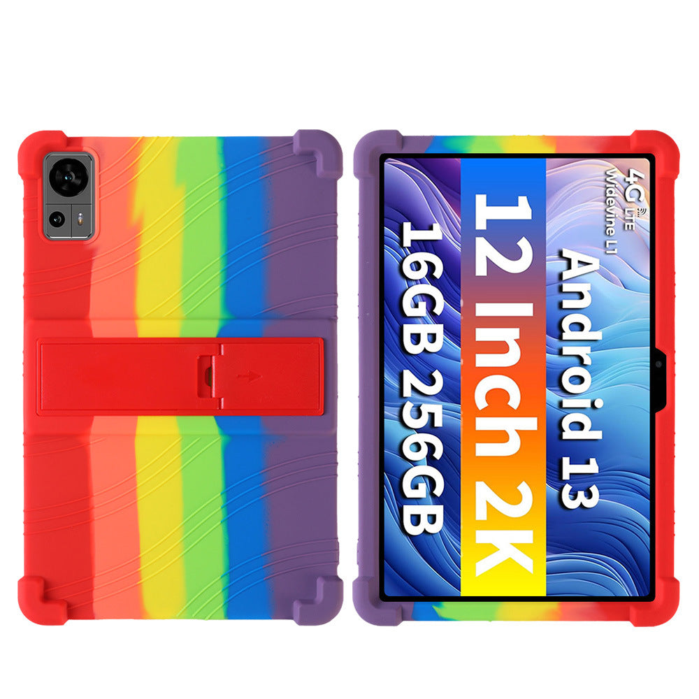 Applicable Teclast T60 tablet protective case 12 inches with bracket anti-drop silicone protective cover TLA001 Protect case