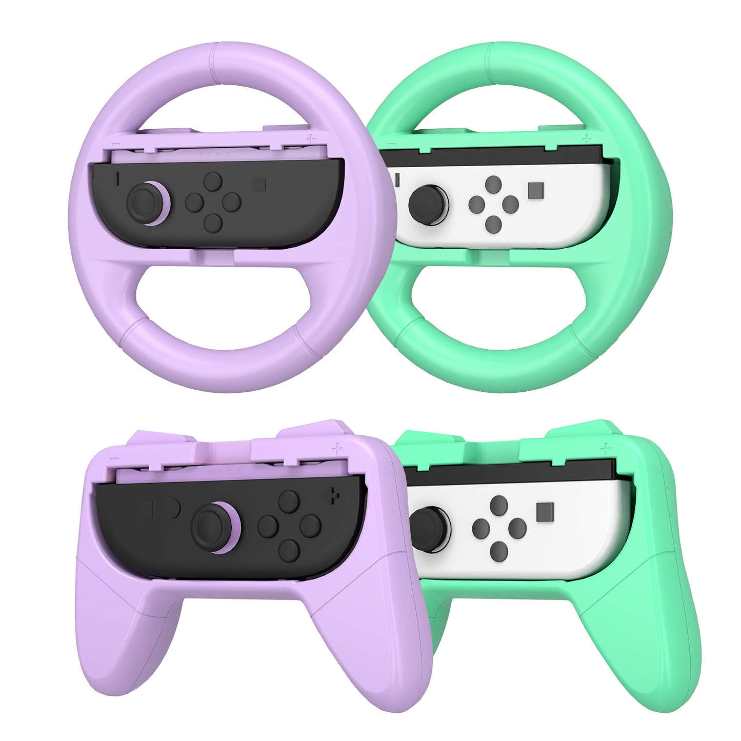 New Green Purple for Nintendo Switch 2 Handlebar Steering Wheel Tennis Racket game merchandise accessories