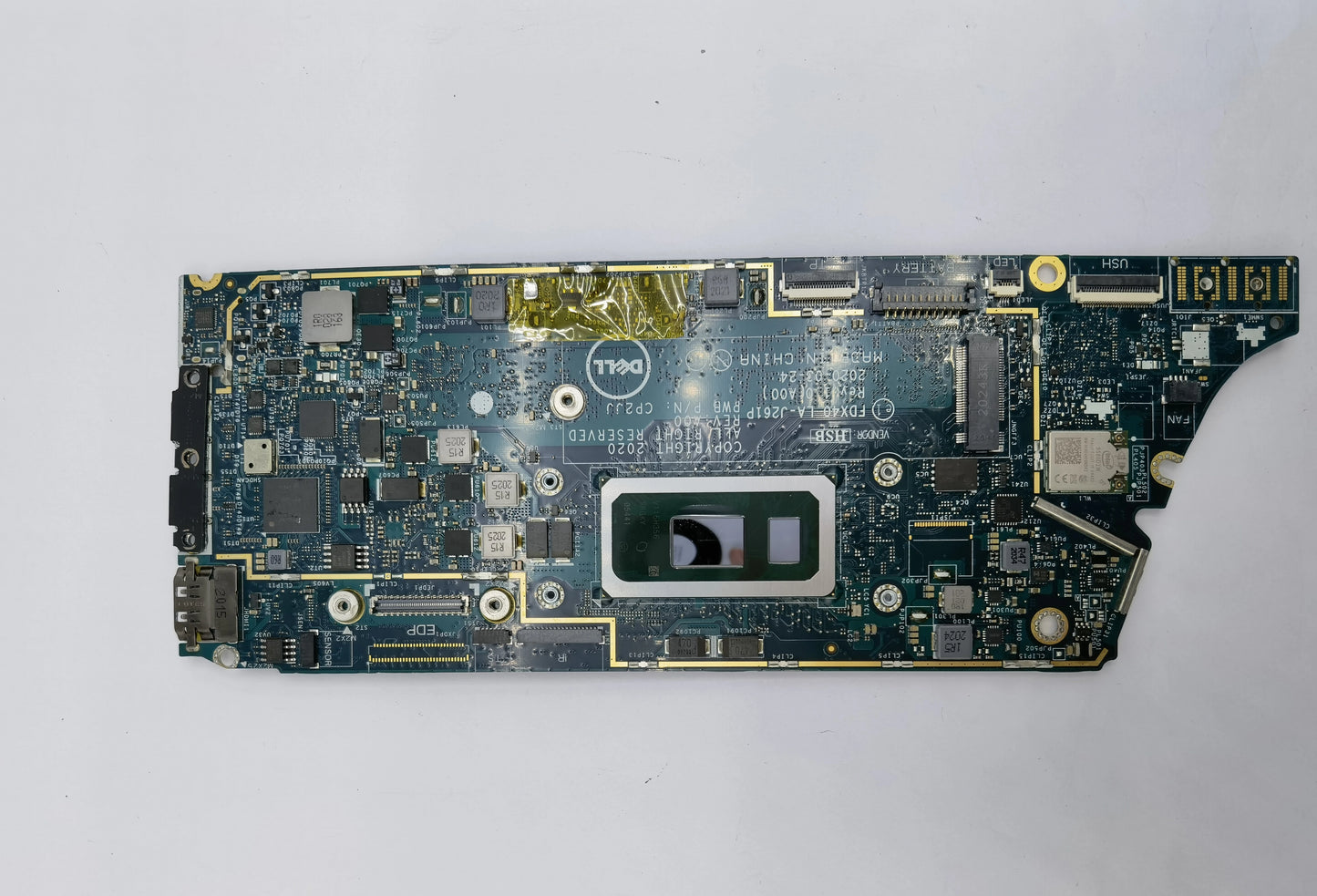 (Shipping fee not include)DELL Latitude7310 7410 I5-10210U LA-J261P motherboard i5 i7 8g 16g