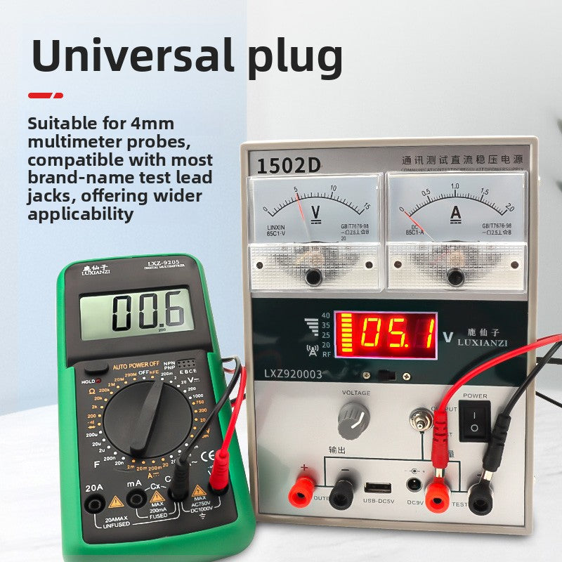 Current test lead 1000V 20A Multimeter Test Leads Electrical Alligator Clips Probe for Fluke Meter multi-functional test lead kit features ultra-sharp gold-plated tips for pinpointing miniature PCB nodes repair tools