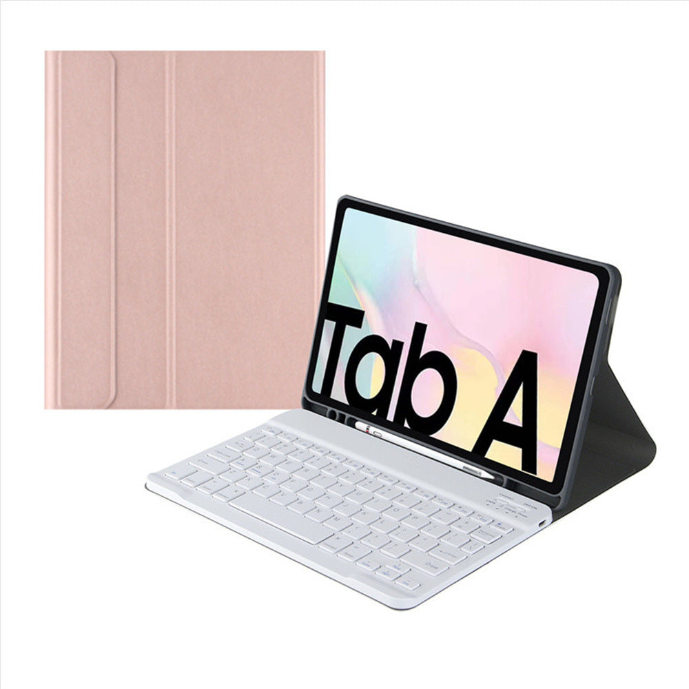 Applicable to Samsung S6 Lite Tablet A8 Bluetooth Keyboard A7 Protective Case A9 + Leather Case 11 Inch S7/S8/S9FEprotective Accessories