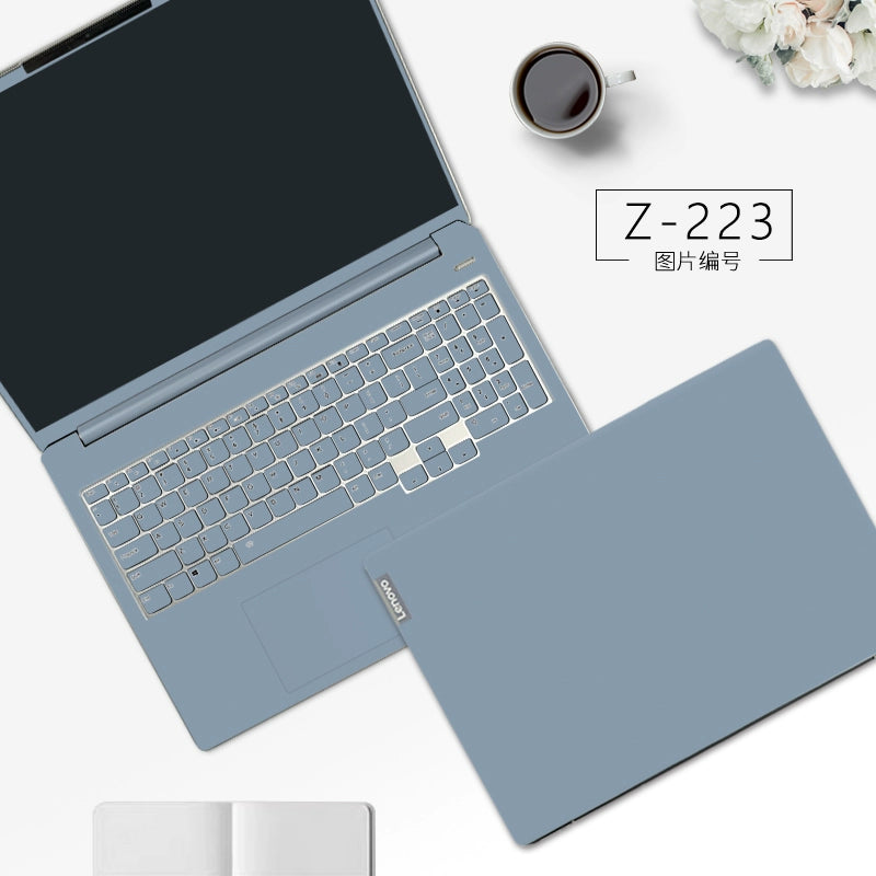 (Shipping fee not include)电脑膜外壳贴膜适用于Lenovo 小新pro16MacBookMacBookhuawei MateBook13 ASUS A豆14pro笔记本贴纸Dell for惠普纯色简约四面