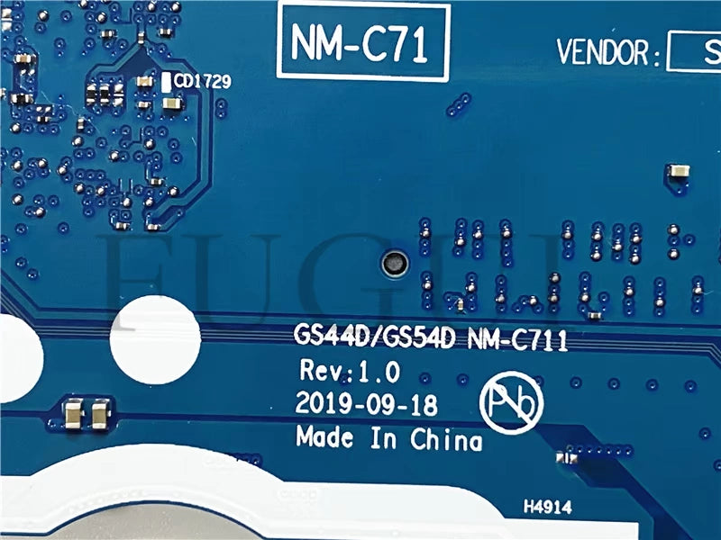 (Shipping fee not include)Lenovo/  motherboard system board S540-15IWL NM-C711 I7-1065G7 4GB RAM