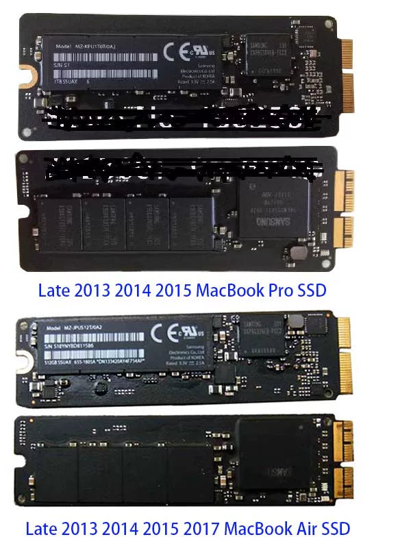PCIe x1 to 2013 2015 MacBook Pro A1502 A1398 SSD adapter Repair Tools