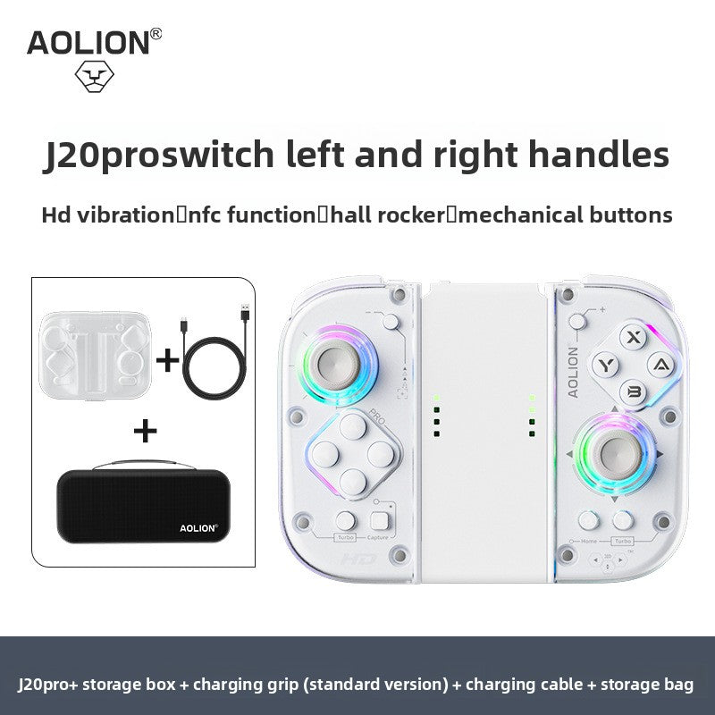 Auga Lion J20Pro Knight wireless gamepad Hall rocker mechanical button switch left and right handle