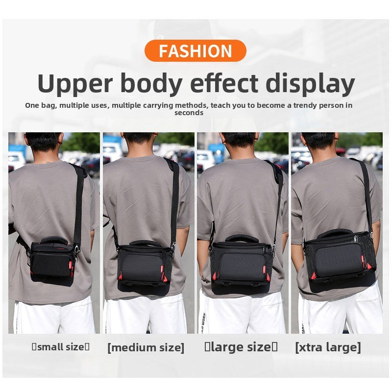 Suitable for Canon camera bag SLR shoulder bag 200D 800D 700D 750D 80D 550D 60D 5D3 Digital camera accessories