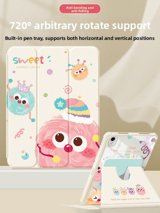 QBOSS For Huawei matepad115s protective case 2024 new air flat case 10.4 inch matepadSE with pen slot 2023 For Honor 11.5s anti-drop x8pro briquettes Tablet Accessories