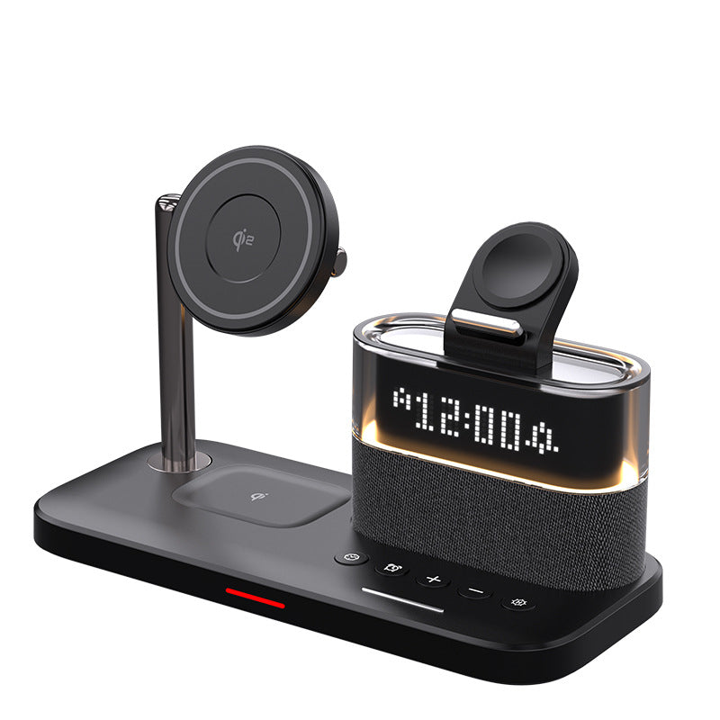 Magnetic wireless charger 3-in-1 wireless charging Clock wireless charger