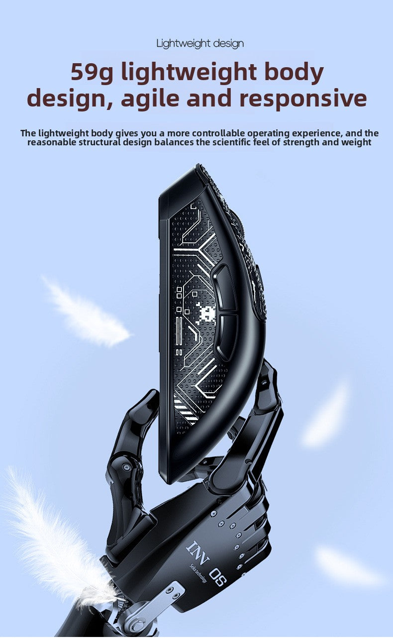 Silver Diao G20 Bluetooth wireless three-mode lightweight mouse game e-sports desktop computer RGB wired