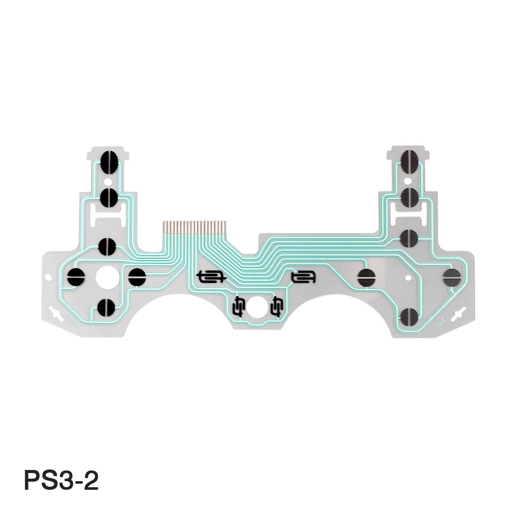 PS4 gamepad handle controller conductive film, PS4 controller repair accessories, PS4 button film, PS3 controller conductive film