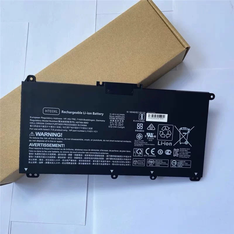 Battery For HP 14 15 TPN-Q207 Q208 HT03XL 14-ce0027TX Laptop Battery