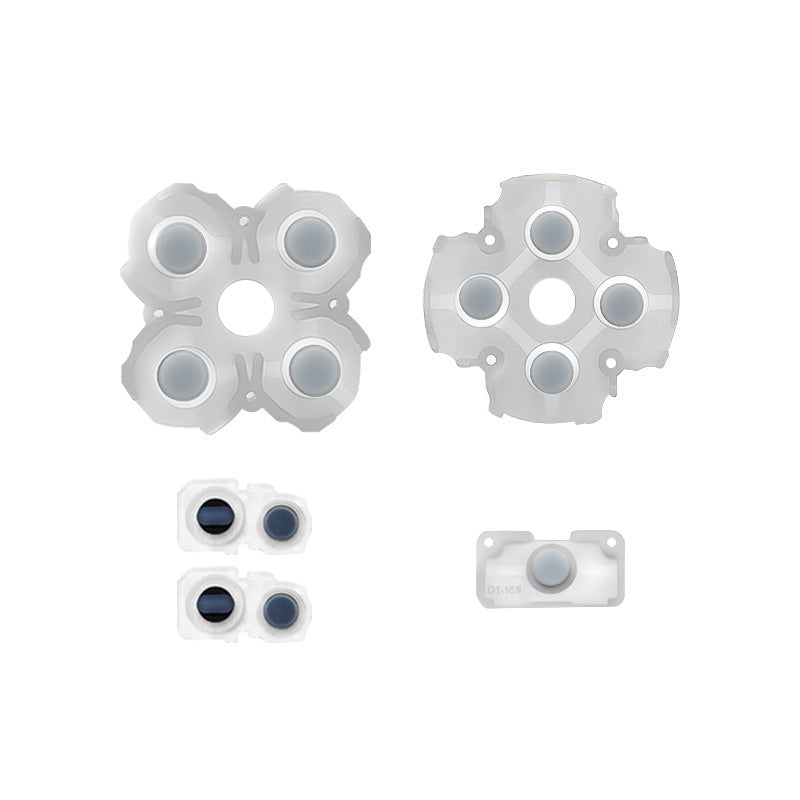 Gamepad conductive glue ps4 handle silicone buttons, suitable for 360 white conductive buttons silicone wholesale