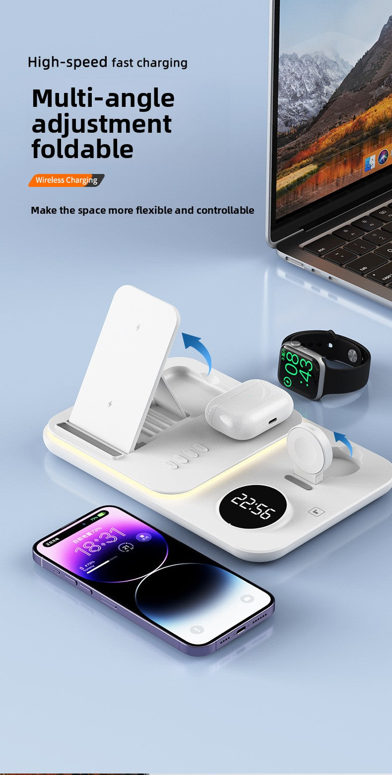 3-in-1 wireless charger, clock wireless charging 30W multi-function magnetic wireless charging
