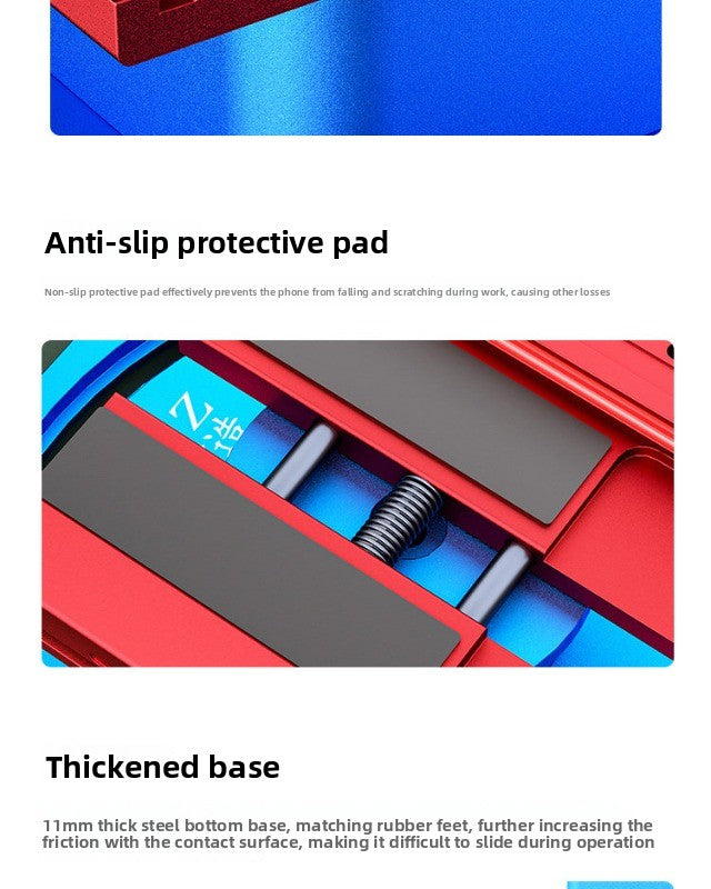 X4 multifunctional mobile phone repair, screen removal, pressure maintenance, fixture, screen removal, side hanging pressure maintenance, glass back cover removal artifact repair tool