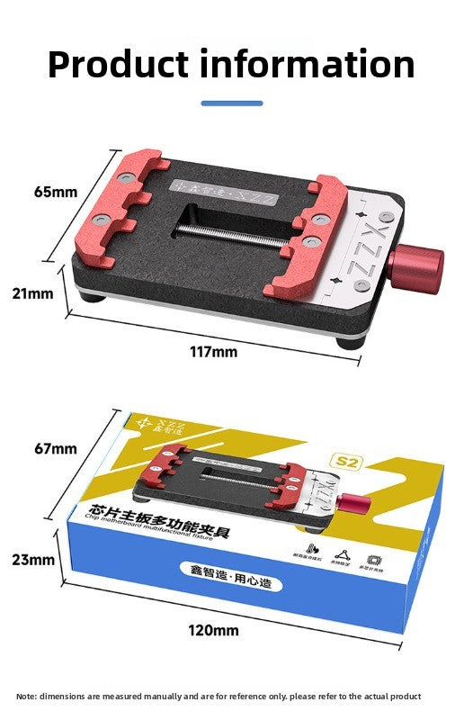S3 new type, multi-functional maintenance fixture, glue removal, three card slot design, suitable for various types of main board chips repair tool