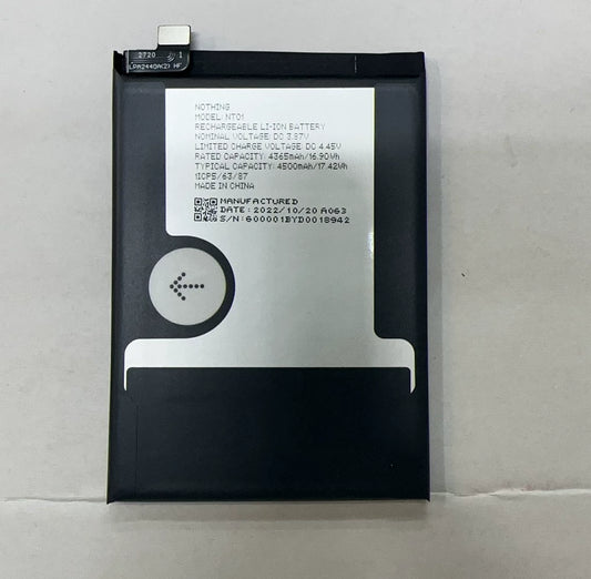 For Nothingphone 1st generation mobile phone NT01 battery 4500mAh large capacity charging board Other Brand Phone repair parts