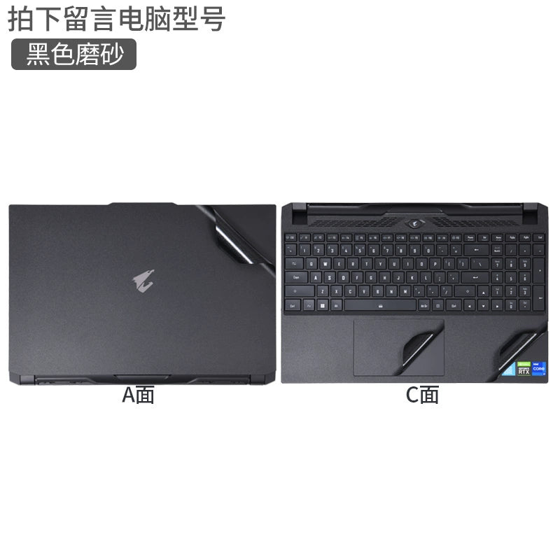 GIGABYTE AORUS Gaming Laptop 15G/17G Computer 15P Sticker XC21 WB20 Edition 15.6 inch 17.3 Solid Color RX5L Body RX7G Case RC47 Wrap KB Protective Film