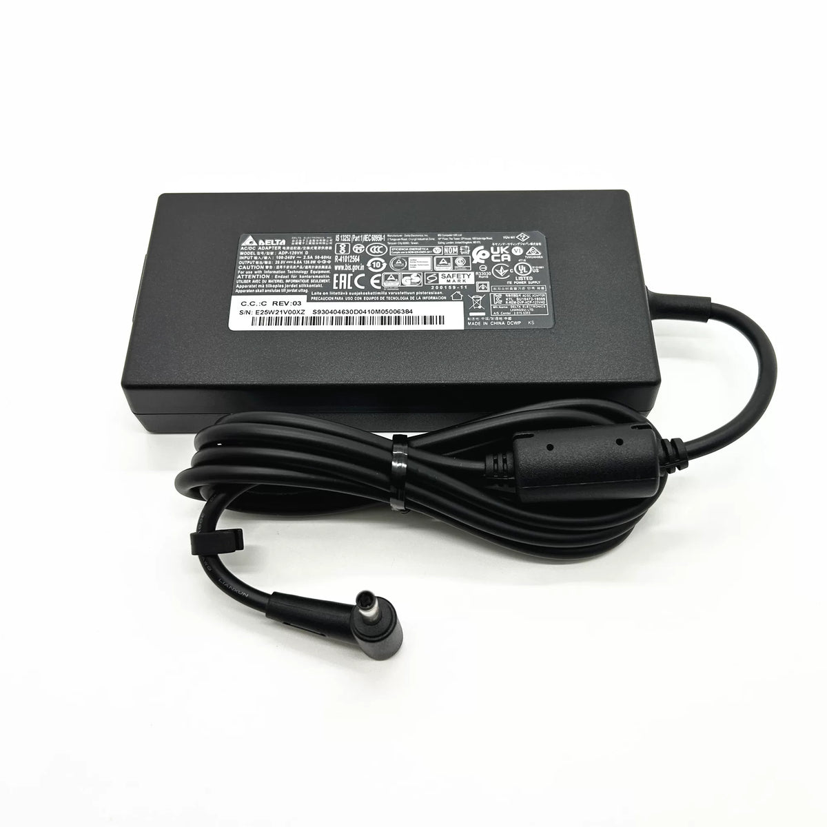 Genuine New DELTA  ADP-120VH D 120W 20V 6A AC Adapter Charger for MSI GF63 Thin 11SC 11UD series power supply MSI laptop repair parts