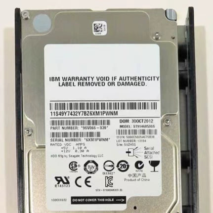 IBM 85Y6088 ST9146853SS 2.5 inch 146GB 15K SAS V7000 Storage Hard Disk Servicer