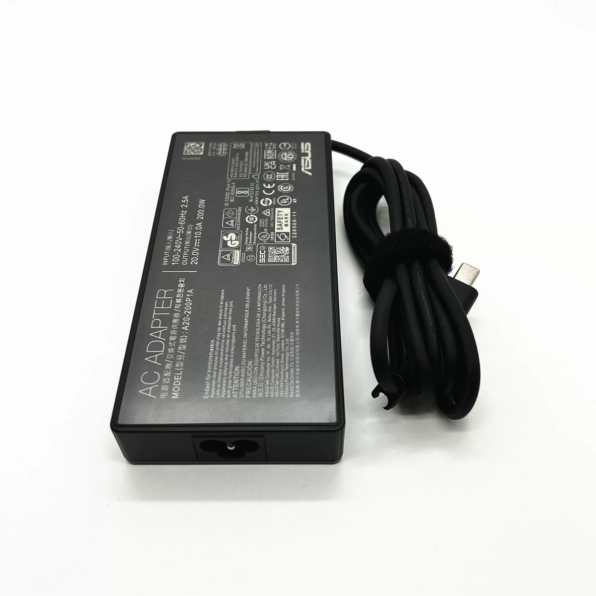 Genuine New A20-200P1A 200W 20V 10A AC Adapter Charger for ASUS Vivobook Pro Q533 ProArt P16 ROG Zephyrus G16 GA605 GU605 TUF Gaming F15 F17 FA401 HN7306W power supply ASUS laptop repair parts