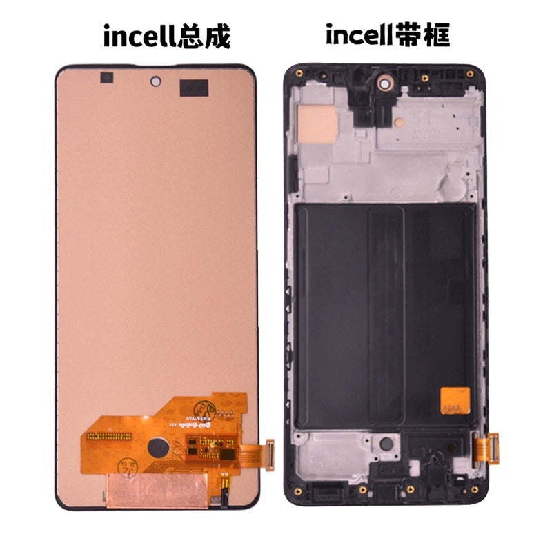 For Samsung A51 A515 4G screen assembly A51 5G A5160 LCD screen internal and external assembly with frame
