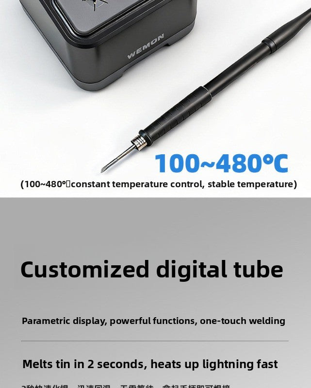 C210 welding table, mobile phone repair tools heat up 2 seconds automatic sleep electric soldering iron handle  high-power welding Soldering Iron Tip Reviving Paste repair tools