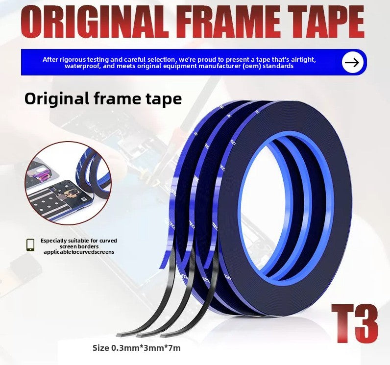 Mobile phone repair Curved screen frame Tape Durable and durable Double-sided tape Mobile phone back cover Special Mobile Phone Repair tools