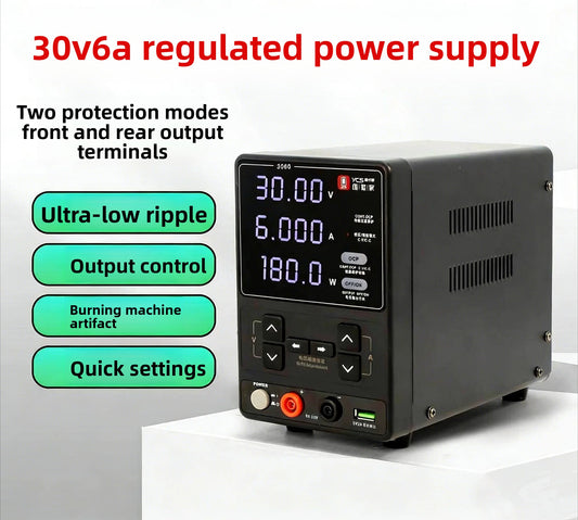 3060 regulated power supply 30V 6A180W high power mobile phone repair DC ammeter phone repair tools