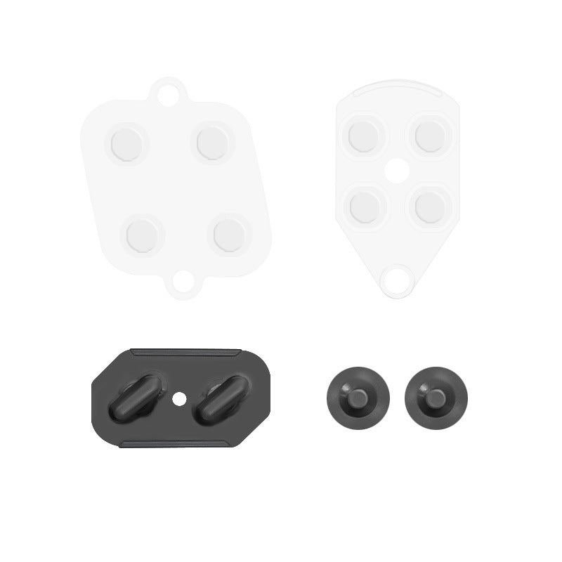 Gamepad conductive glue ps4 handle silicone buttons, suitable for 360 white conductive buttons silicone wholesale