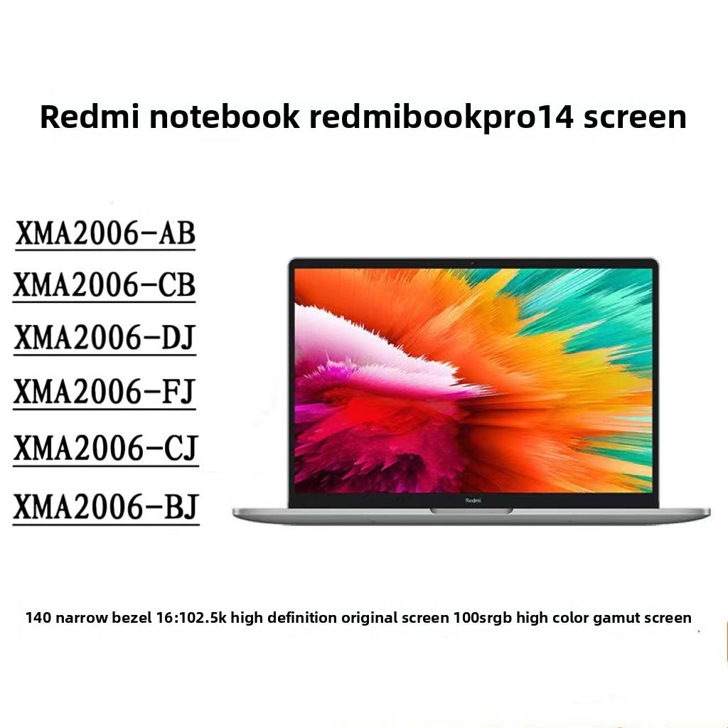 LCD dispaly screen panel for Redmi notebook RedmiBook Pro14 LCD screen XMA2006-AB-CB-FJ-CJ-DJ display LM140GF1L