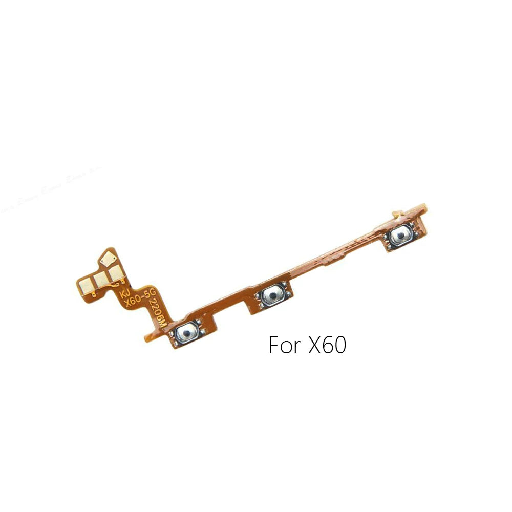 For Vivo X50 X50Lite X50Pro X60Pro X70 X80Pro Power cable Switch on volume flex of ribbon