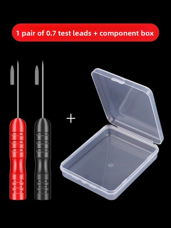 Multimeter probe pen extra tip steel needle thin needle adapter lengthened extension replacement needle can be broken thread Repair tools