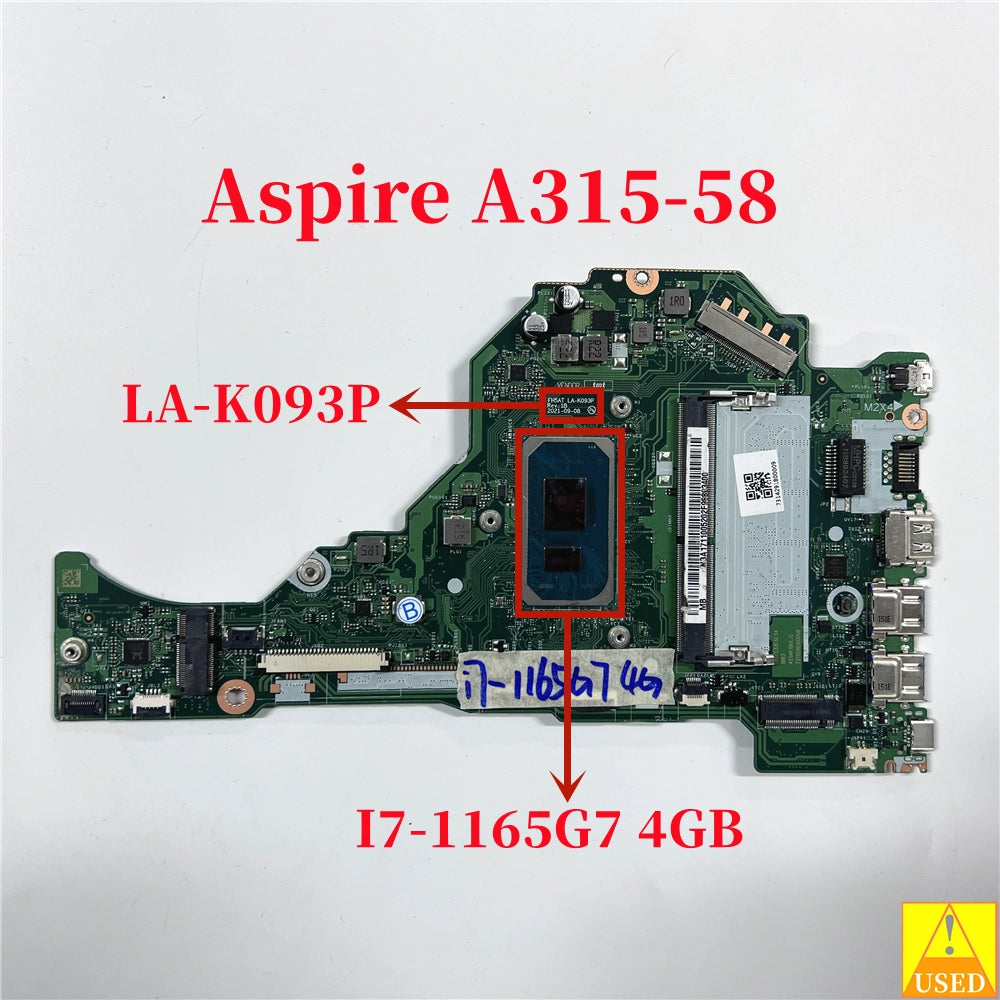 (Shipping fee not include)ACER  Aspire 5 A515-56 A515-56T LA-K093P I7-1165G7 4GB