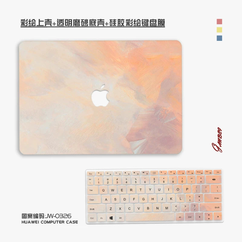 Color painting for MacBook Air Pro 11 "12" 13 "14" 15 "16" Neo A3404 A3426 A3427 A3428 A3429 A3449 A3448 A3434 A3403 A3186 A3402 A3401 A3112 A3185 A3114 A3241 A3113 A3240 Case Laptop accessories