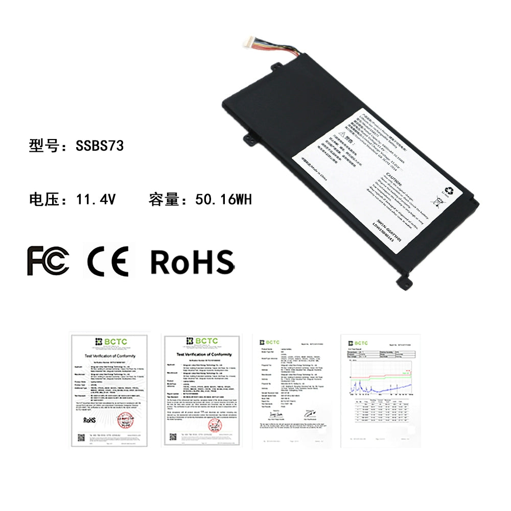 (Shipping fee not include)Hasee  battery 革命 S1 Pro-01,S1 Pro-02 S2-01 02 MX350  repalcement battery  SSBS73