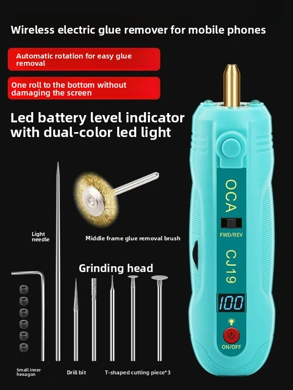 Electric glue removal artifact Mobile phone screen repair Cutting and polishing Multifunctional integrated OCA film machine Mobile Phone Repair tools