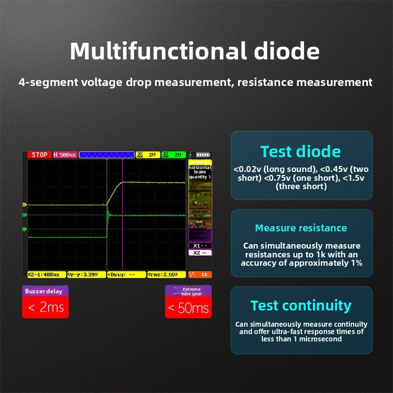 DM40A/B/C Digital Multimeter High Precision 4-bit Half Oscilloscope 3-in-1 Handheld Multimeter Laptop repair tools