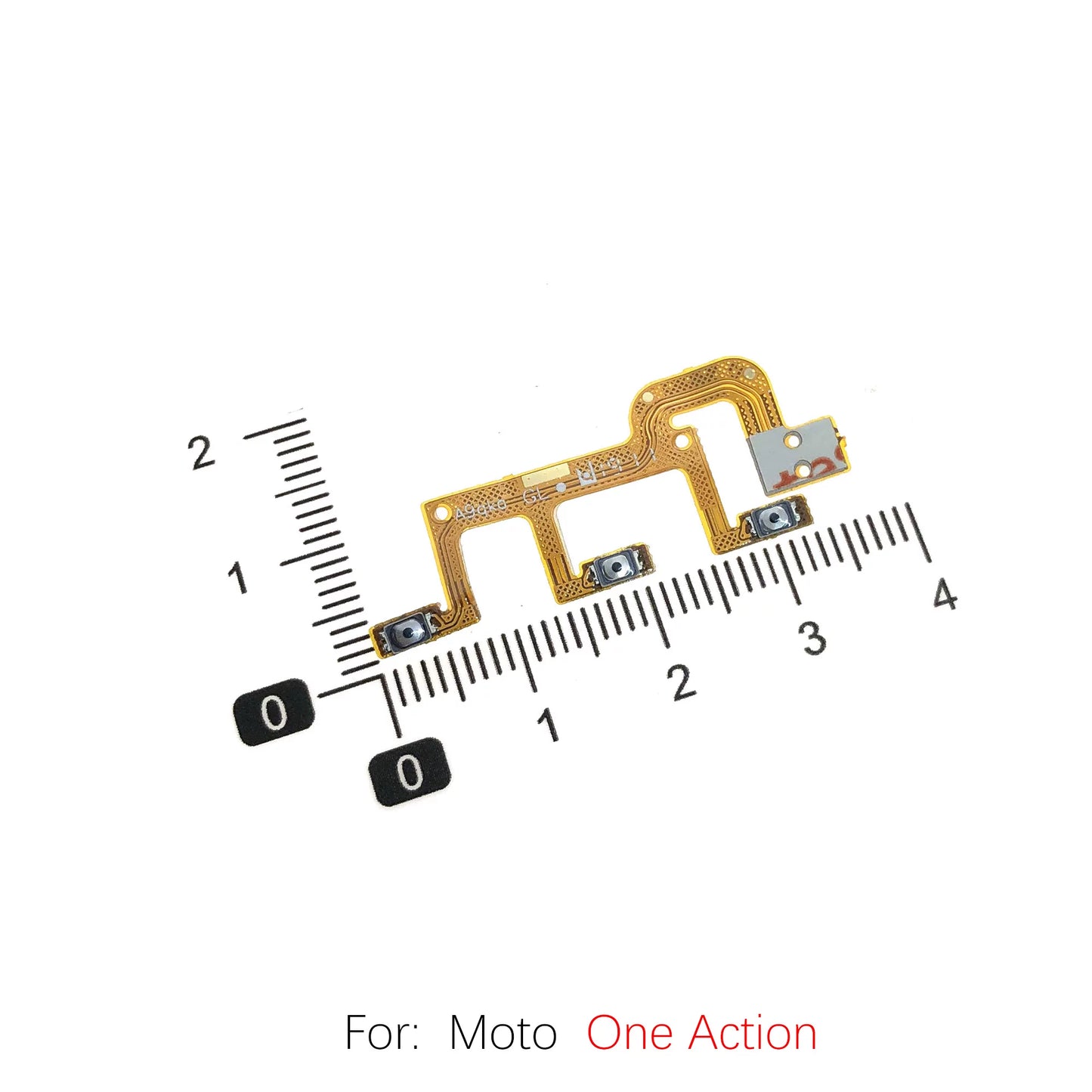 For Motorola One Fusion Plus Action Hyper One Zoom Power cable Switch on of ribbon flex cable
