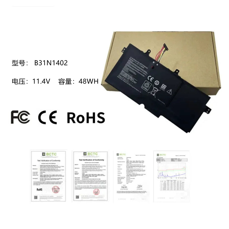 (Shipping fee not include)全新 for ASUS ASUS Q552uB Q551L Q551 N591L  replacement  battery  B31N1402