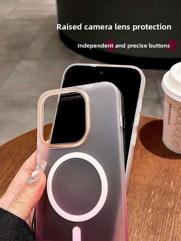 For OnePlus 15 mobile phone case 1 + ace6 new gradual change matte onePlus ultra-thin 1 + 13t protective case 1 + 15 anti-drop all-inclusive 15 magnetic suction fast charging advanced women's hard case Phone accessories