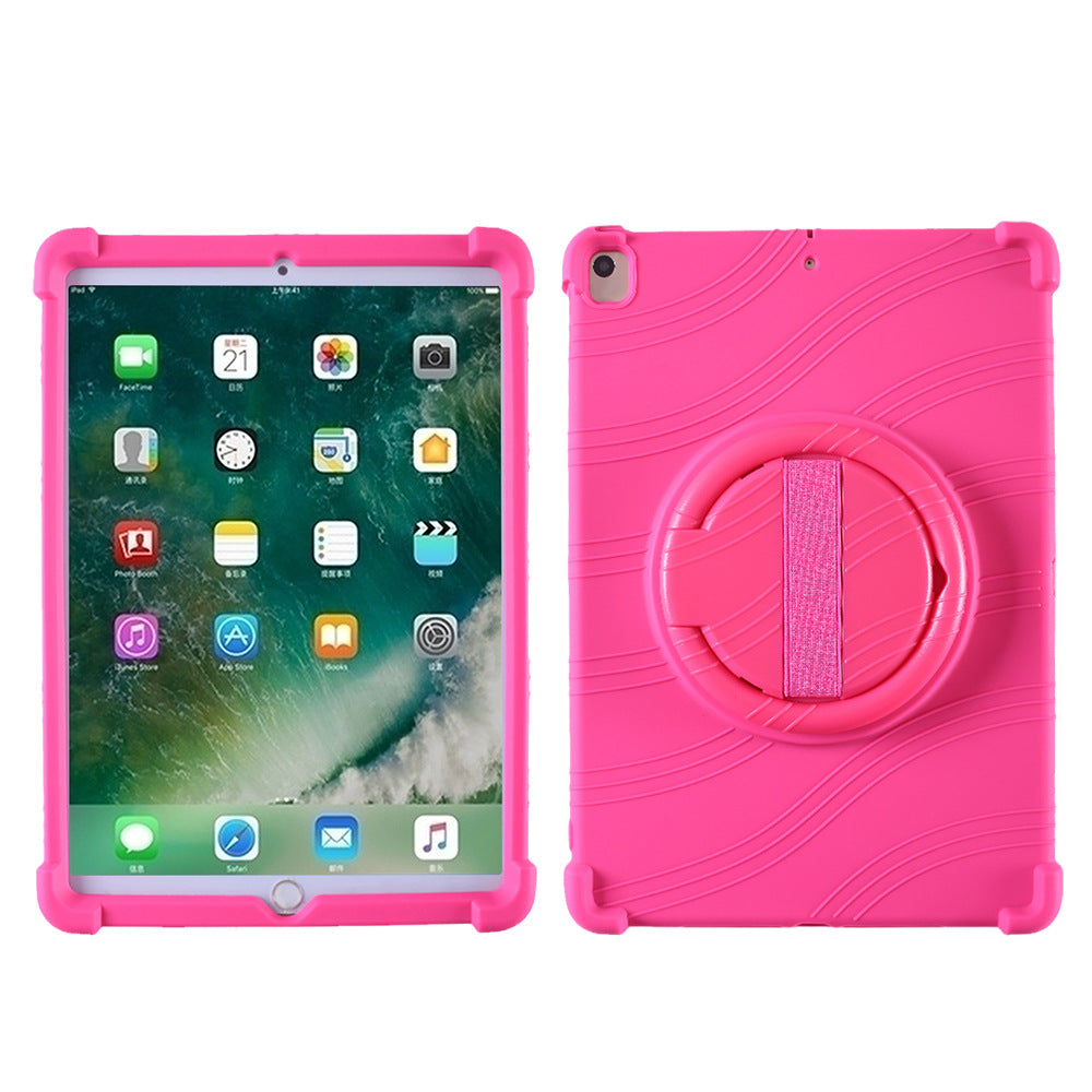 Applicable to 2020 new Apple 10.2 inch protective case tablet A2133 anti-drop bracket silicone protective case Protect cace