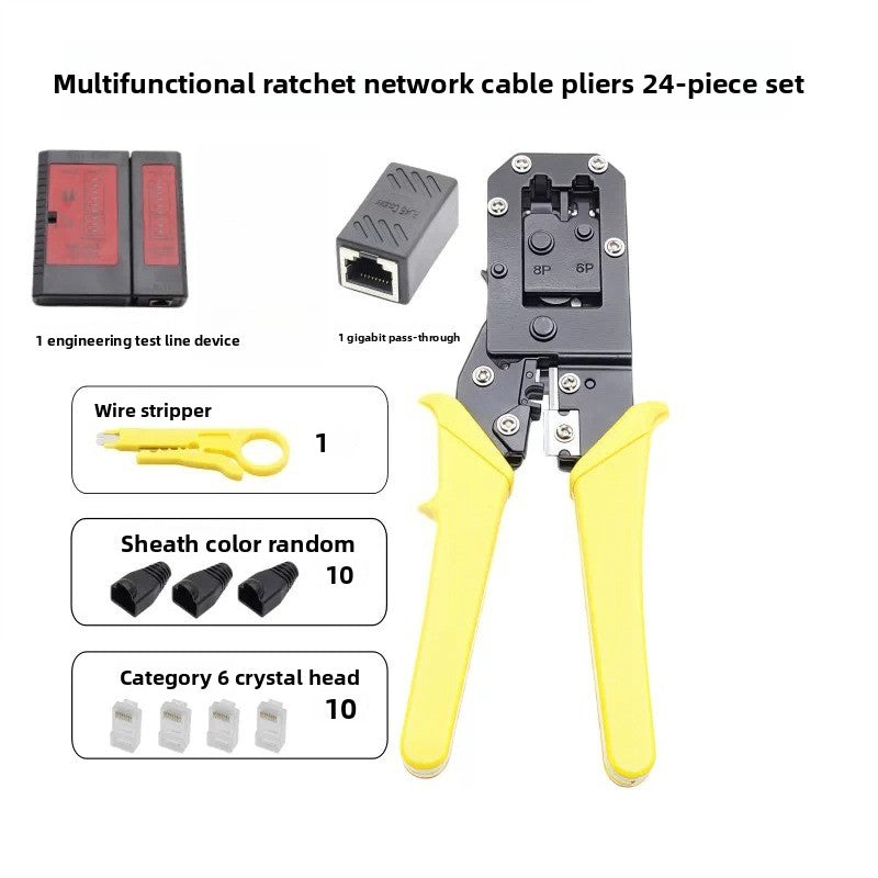 RJ45 RJ11 Cable Tester crystal head network cable tester multi-function line check RJ11 telephone detector line tester network line tester repair tools