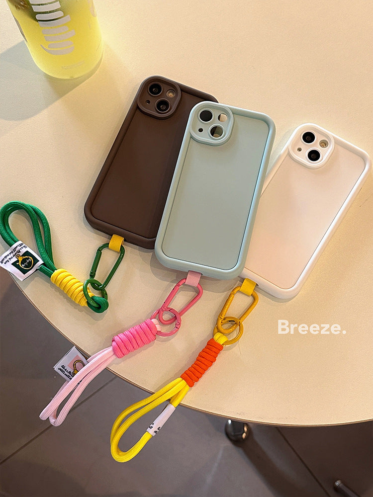 Accessories Simple solid color matte for iphone14/15promax Apple 13 mobile phone case 12 New 15pro premium