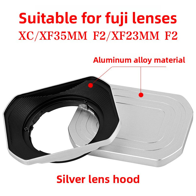 Square hood for Canon Sony Conn 16-50 Fuji 15-45/35 f2 52/43/46 mm Digital camera accessories