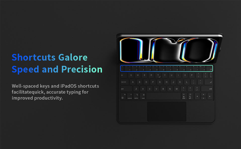 iPad protective keyboard touchpoint charging without bluetooth without battery for iPad Pro11/air4 5 Pro13