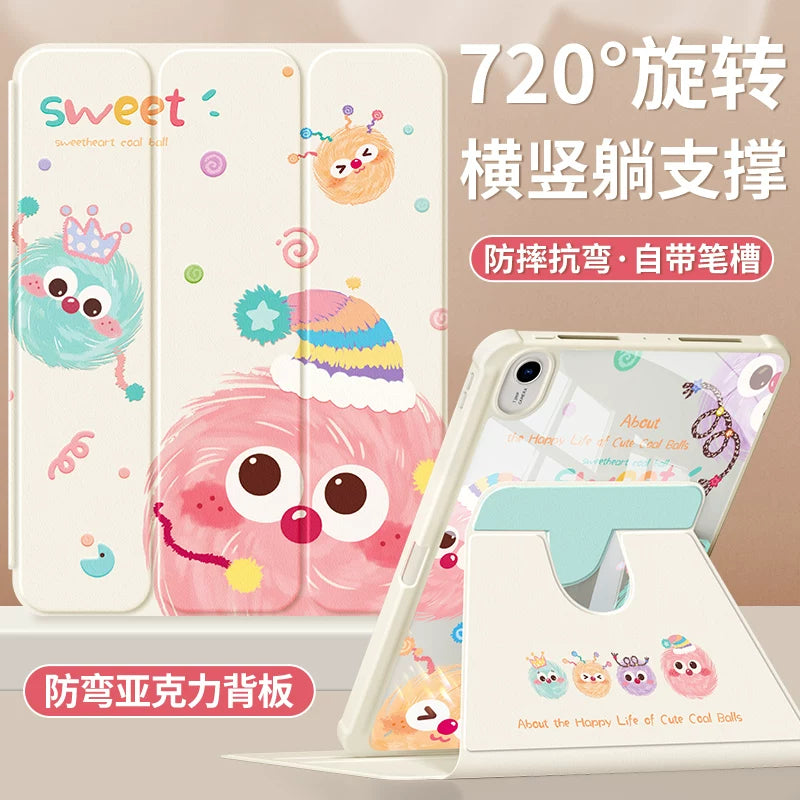QBOSS For Huawei matepad115s protective case 2024 new air flat case 10.4 inch matepadSE with pen slot 2023 For Honor 11.5s anti-drop x8pro briquettes Tablet Accessories