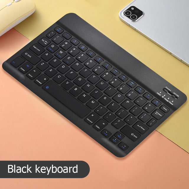 Applicable to iPad Bluetooth keyboard 7 inch mini phablet Bluetooth mouse keyboard 10 inch ultra-thin keyboard and mouse set protective Accessories