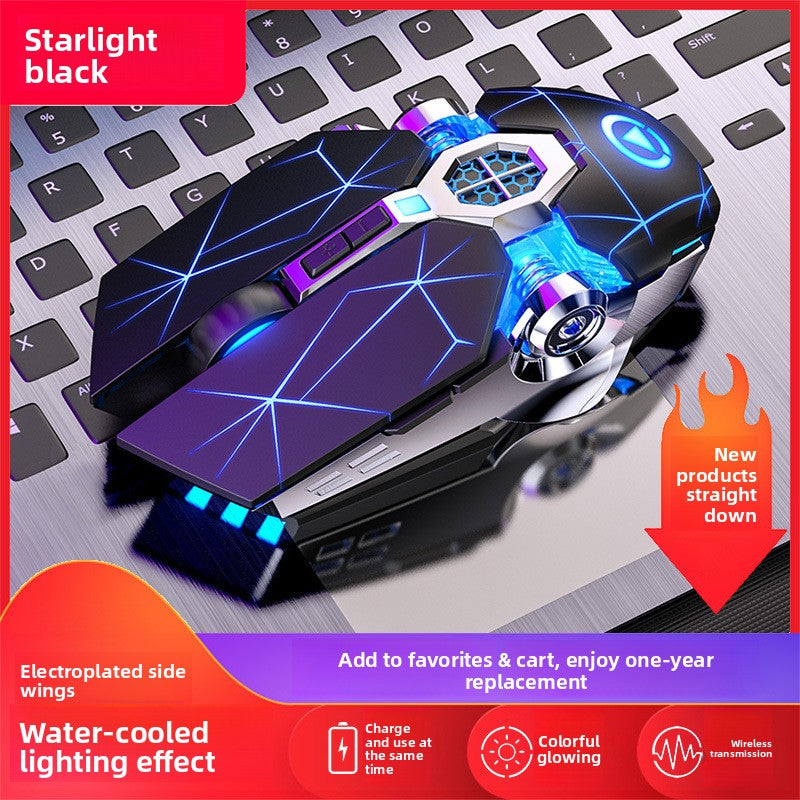 Silver Condor A7 Rechargeable Wireless Mouse Mute Computer Accessories Home Office Games